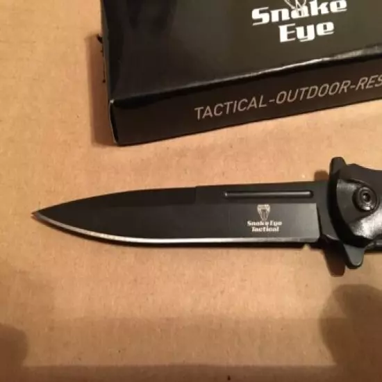 Snake Eye 4 Inch Tactical Assisted Folding Pocket Knife