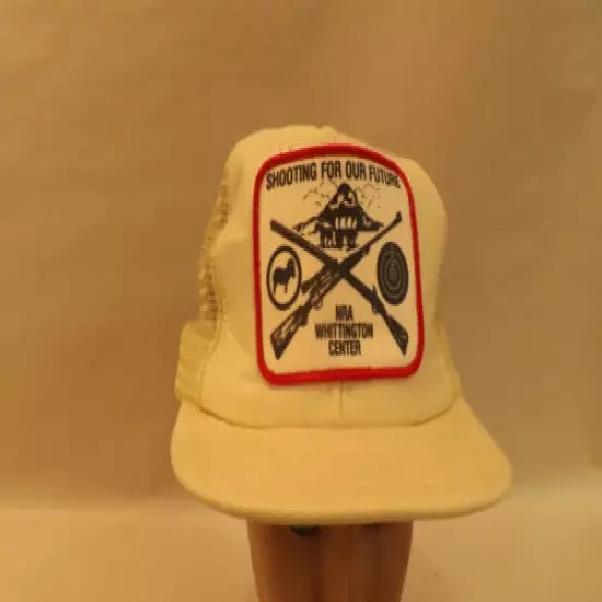 Vtg NRA Whittington Center 1980's Mesh Snapback,Hat/Cap Trucker NOS