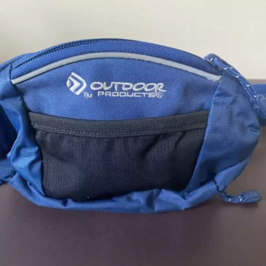 Outdoor Products Blue Fanny Pack With Adjustable Strap