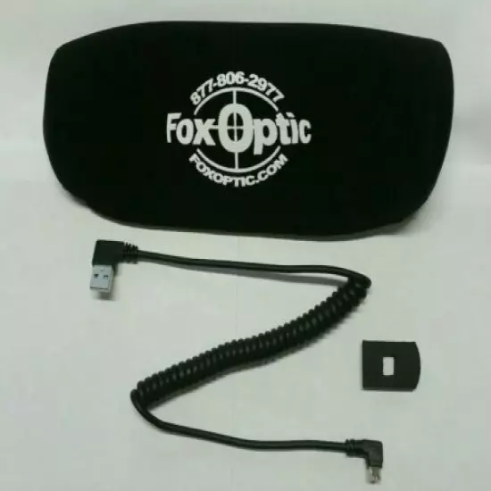 New Fox Optic Sightmark Wraith Port Cover & External 2 amp Cord W/Neoprene Cover