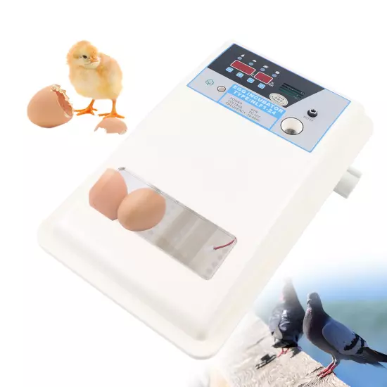 Egg Incubator for Hatching Egg Full Automatic (24 Eggs) Turning Duck Chicken Egg