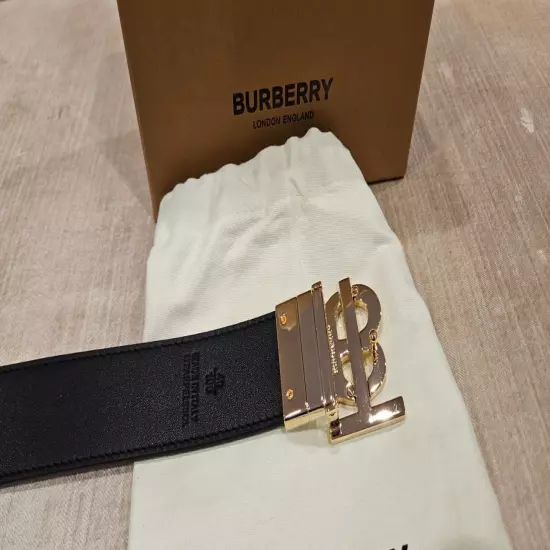 burberry Belt size 105 US Pants 38-40 Gold Buckle Double Side