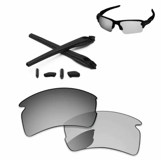 Lensology Polarized Replacement Lenses & Kit For-Oakley Flak 2.0 XL OO9188 - Opt