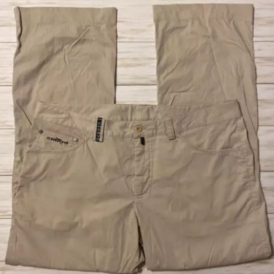 CHERVO Sports Womens Khaki Athletic Golf Pants