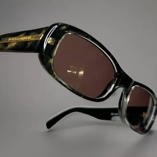 Dolce & Gabbana Sunglasses DG537S 140 Black/Gold Sparkly Frames Designer Unisex