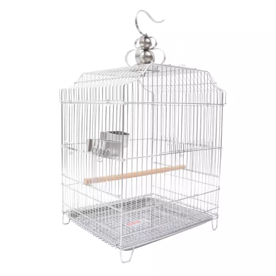 Bird Cage Easy to Carry Safety Lock for Budgies Cockatiels Cockatoos Parakeets