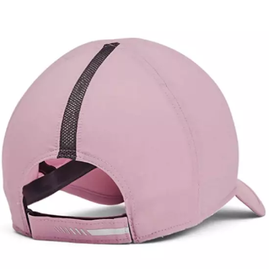 NEW! Under Armour Adult Unisex Run Shadow Cap-Mauve Pink 1351463-698