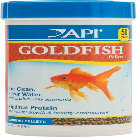 API GOLDFISH PELLETS Fish Food 7-Ounce Container