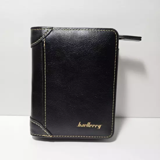 Baellerry Black Men's /Women's Wallet Faux Leather