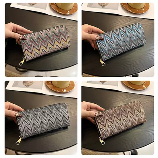 Wallet Long Zip Purse Card Phone Holder Case Women Clutch Handbag а)'