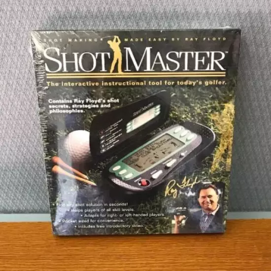 New Ray Floyds Shot Master Electronic Golf Swing Trainer Secrets Factory Sealed