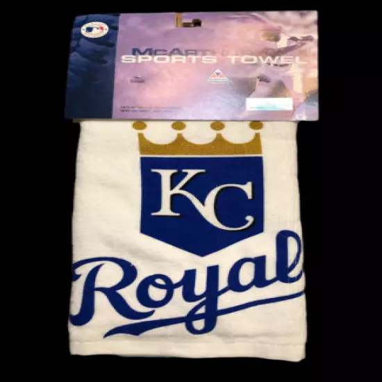 New! MLB KC ROYALS Golf Sport Towel w/ Grommet & Hook McArthur Sports