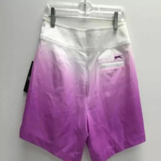 Womens Size 2 Slazenger purple/white Golf Short NWT