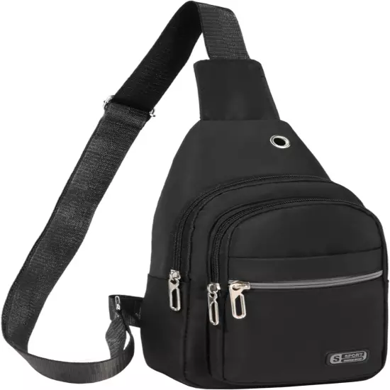 Small Sling Backpack Crossbody Sling Bag, Chest Bag Daypack Fanny Pack Cross Bod