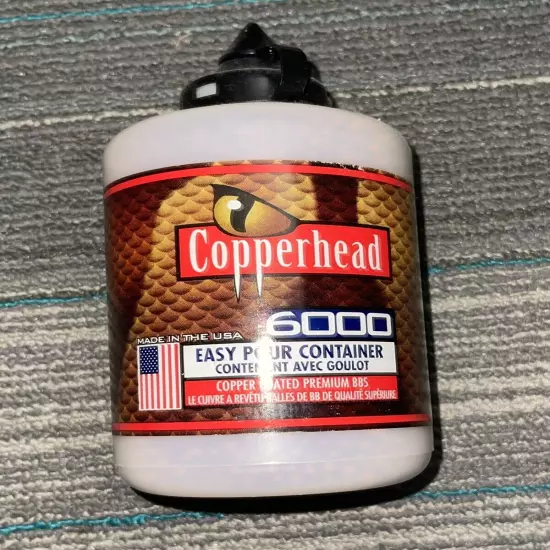 Crosman Copperhead 6000 Copper Coated BBs Cal. 4.5mm in a Bottle