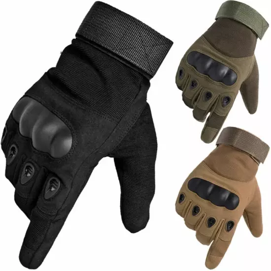 Motorcycle Gloves Men Tactical Hunting Shooting Knuckle Protection Sports Full F