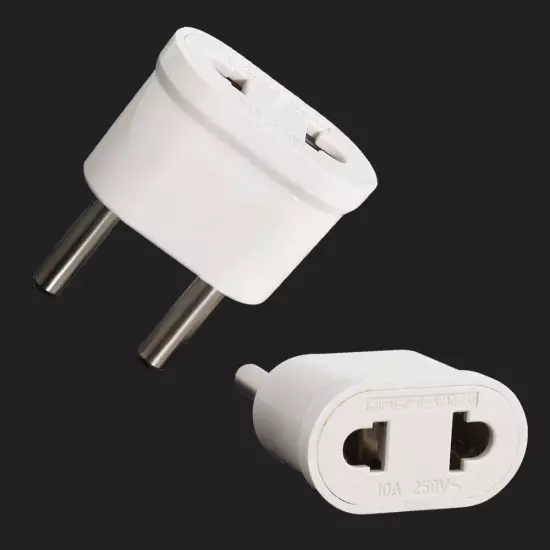 Travel Charger US USA To EU Europe Wall Charger AC Power Plugs Adapter Converter