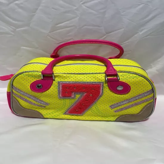 Samantha Thavasa Nicky Hilton Lucky 7 Bag yellow pink