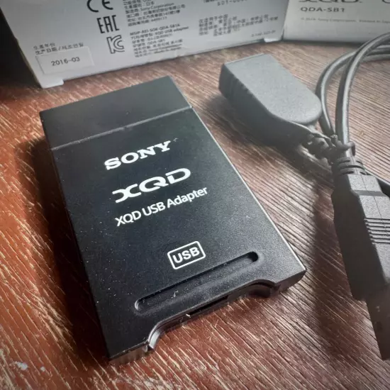 Sony XQD Memory Card Reader USB 3.1 Model QDA-SB1 • New Open Box