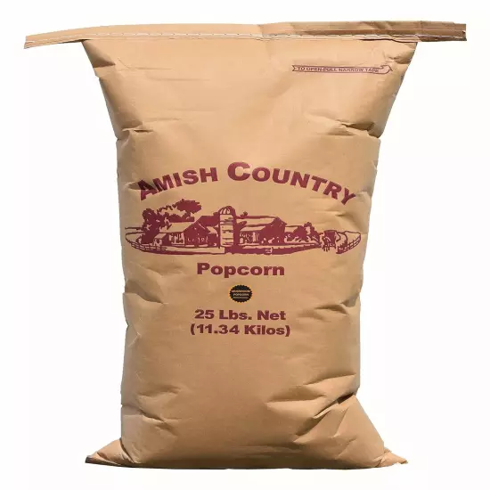 Amish Country Popcorn | 25 lb Bag | Mushroom Kernels | Old... 