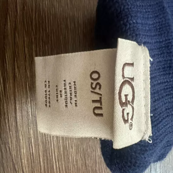 Ugg Knit And Leather Gloves