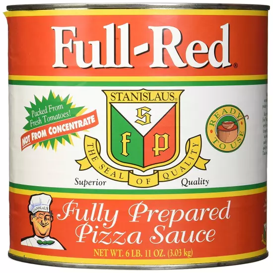 Full Red Fully Prepared Pizza Sauce #10