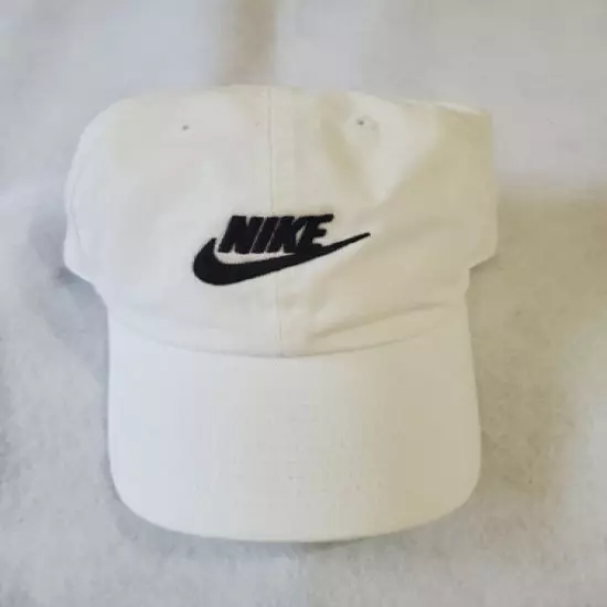 Nike NSW Heritage86 Futura Washed Sport Casual Adult Unisex Hat White 913011-100