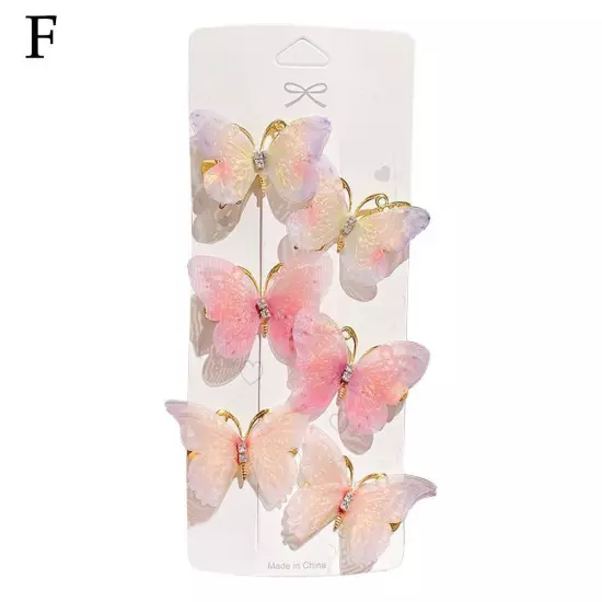 Butterfly Hair Clips Claw Barrettes Mini Jaw Clip Hairpin for Women G Prod