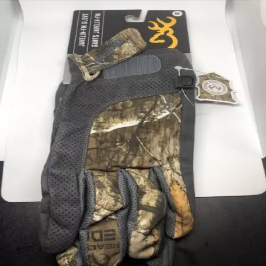 Browning Javelin-FM RealTree Camo Gloves Size Medium, New