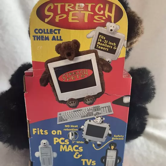 STRETCH PETS for COMPUTER MONITORS and TV's GORILLA NIB!!