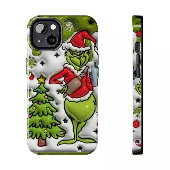 Grinch Tough Phone Cases Samsung S20 S21 S22 S23 Iphone 15 14 13 12 11