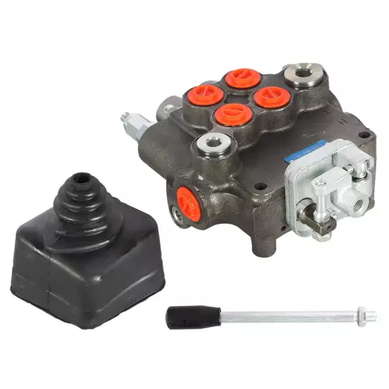 2 Spool 21GPM Hydraulic Directional Control Valve For Tractor Loader w/Joystick