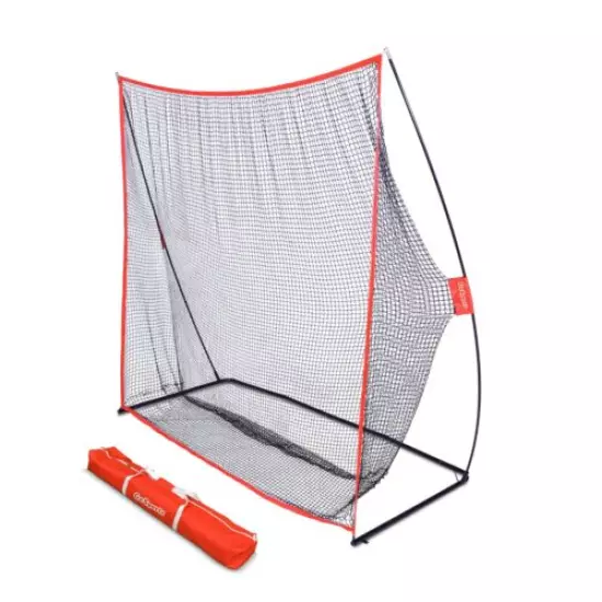 GoSports Golf Practice Swinging Net | Huge 7’x7’ Net Training Aid - Portable Net