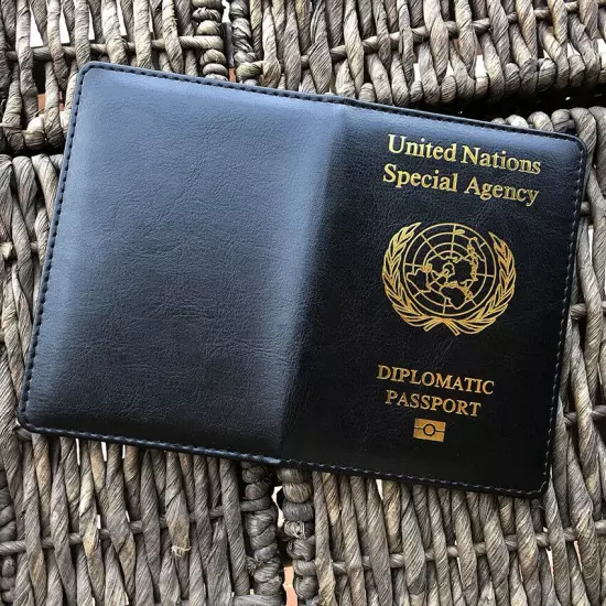 Personalized United Nations Passport Cover Diplomatic Holder Special Agency New