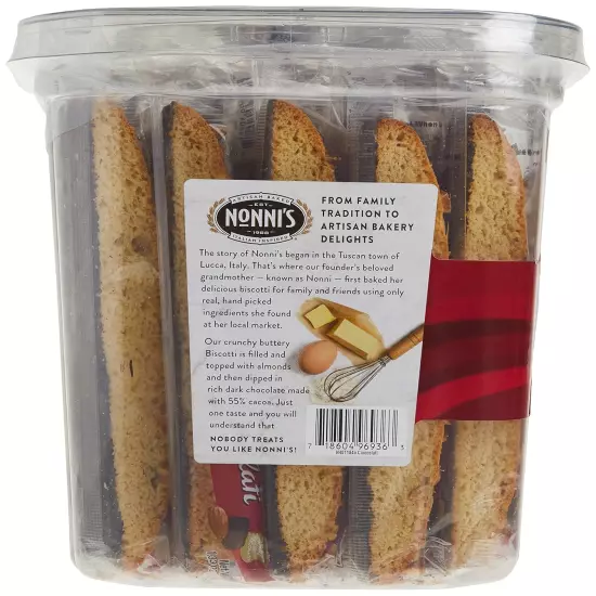 Biscotti Value Pack with Larger Cookies, Cioccolati, Red, Cioccolati Hazelnut, 3