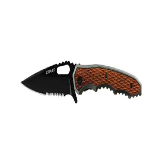 Coast 21631 DX375 Folding Knife w/ Double Lock & One-Handed Opening