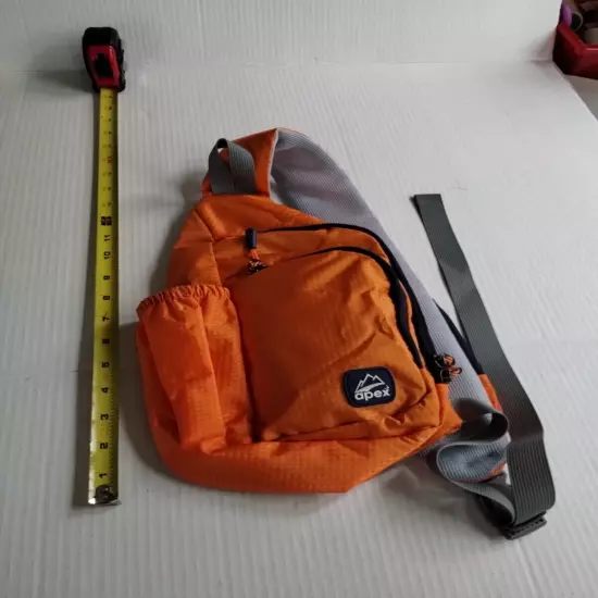 Apex Orange Waist Crossbody Bag Men's Hiking Camping Fishing Outdoor Vacation 