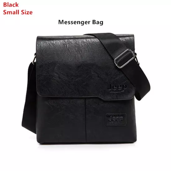 Man'S Bag 2Pc/Set Men Leather Messenger Shoulder Bags Business Crossbody Casual 