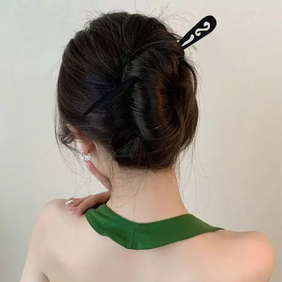 Women Hair Sticks Chinese Style Vintage Headwear Chopstick Shaped Hairpin Retro 