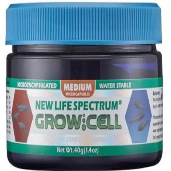 New Life Spectrum Grow Cell 40g 300-400 Microns Feeding Fry Starter Fish Food