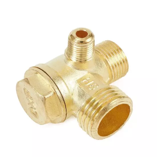 Male Thread Air Compressor Valve Practical Valve Zinc Alloy Air Compressor