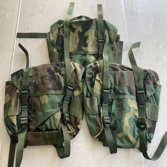 NEW UNISSUED USGI WOODLAND CAMO FIELD TRAINING PACK