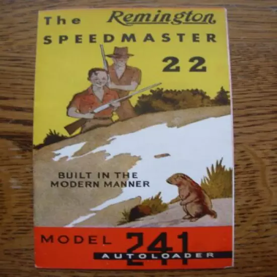 VINTAGE REMINGTON 22 SPEEDMASTER BROCHURE MODEL 241