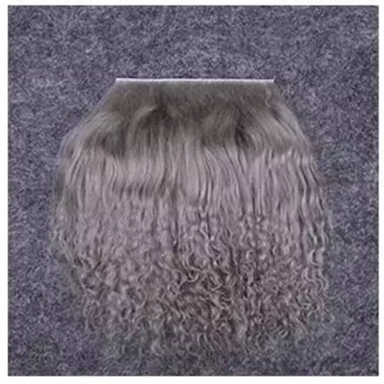 2x4" Tibetan Lamb Mohair for Doll Wigs Mongolian Curly Fur Hair Reroot Doll Hair