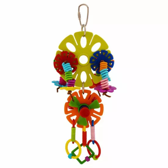 Spring Twister Bird Toy Medium Size Bird Toy, Parrot Toys, Chewable Bird Toy