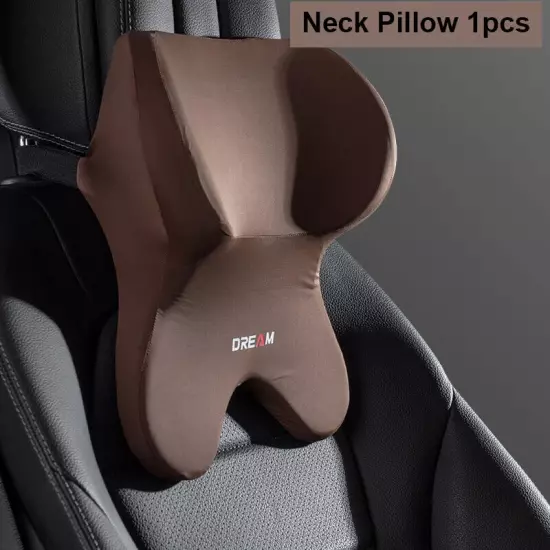 Soft Car Headrest Neck Pillow Support Car Memory Foam Lumbar Pillow Back Support