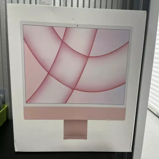 Apple iMac Pink 24-Inch M1" 2021 Models (A2438) EMPTY BOX ONLY...