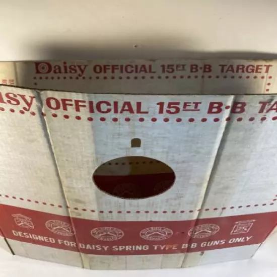 Vintage Pair Daisy Bb Gun Cardboard Targets 1969