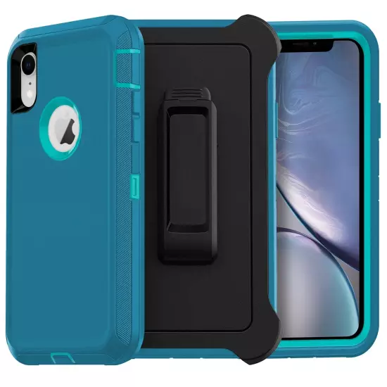 For Apple iPhone XR Xs Max Case Cover Shockproof Series Fits Defender Belt Clip