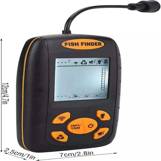 100m Fish Finder Oltrasonic Fishfinder Fishing With LCD Display GDM Portable